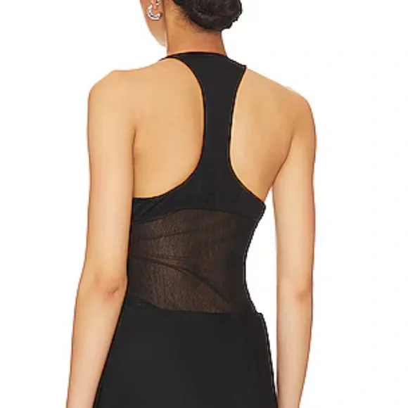 NWT h:ours Grecia Maxi Dress in Black Size Small - Picture 5 of 6